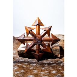 Wood carving chaos star - Celtic Webmerchant