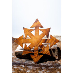 Étoile du chaos sculptée sur bois - Celtic Webmerchant