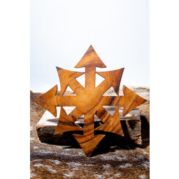 Wood carving chaos star - Celtic Webmerchant