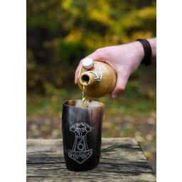 Horn Boire tasse Mjolnir - Celtic Webmerchant