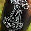 Horn Boire tasse Mjolnir - Celtic Webmerchant