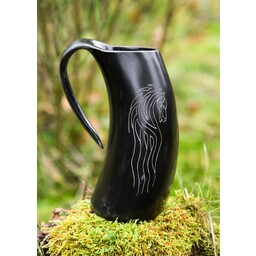 Horn drinking mug Epona - Celtic Webmerchant