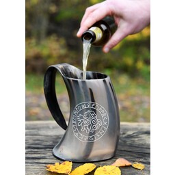 Corno che beve tazza sleipnir - Celtic Webmerchant