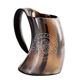 Corno che beve tazza sleipnir - Celtic Webmerchant