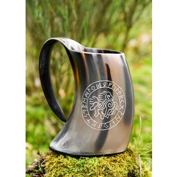 Corno che beve tazza sleipnir - Celtic Webmerchant