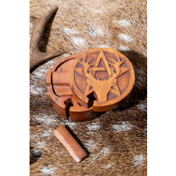 Pudełko na biżuterię jeleni i pentagram - Celtic Webmerchant