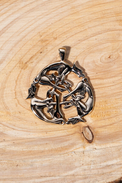 Bronzeanhänger Wilde Jagd - Celtic Webmerchant