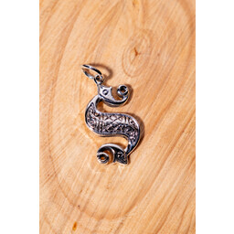 Cheval de mer celtique, argent - Celtic Webmerchant