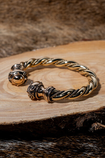 Keltische armband met spiralen - Celtic Webmerchant