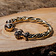 Keltisches Armband mit Spiralen - Celtic Webmerchant