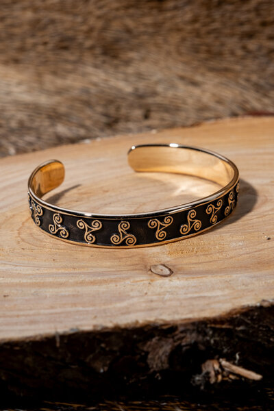Keltische armband met triskelions - Celtic Webmerchant
