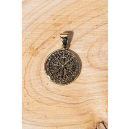 Colgante de Vegvisir, bronce - Celtic Webmerchant