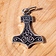 Thors Hammer mit Triquetra, Silber - Celtic Webmerchant