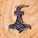 Thor's hammer with triquetra, silver - Celtic Webmerchant
