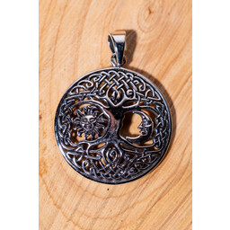 Tree of life pendant with sun and moon - Celtic Webmerchant