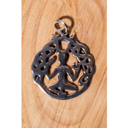 Cernunnos hänge, silver - Celtic Webmerchant