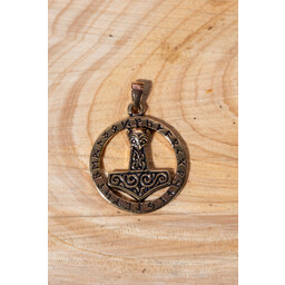 Thors hammare med futhark - Celtic Webmerchant