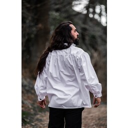 Camisa medieval, blanca. - Celtic Webmerchant