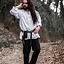 Medieval shirt, white - Celtic Webmerchant