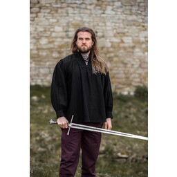 Medieval shirt, black - Celtic Webmerchant