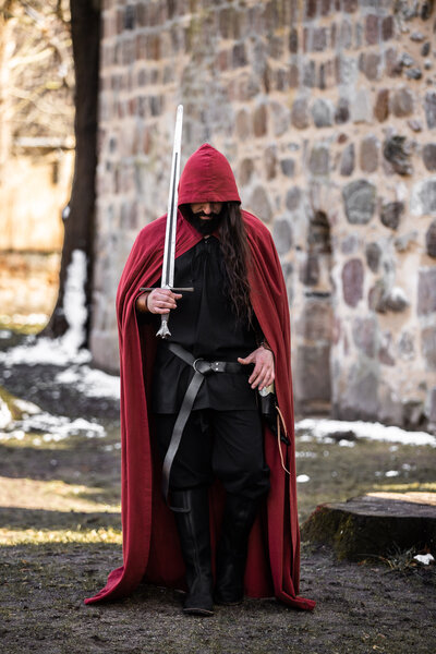Bomullskappa, röd - Celtic Webmerchant