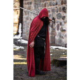 Cotton cloak, red - Celtic Webmerchant