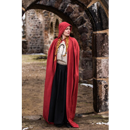 Cotton cloak, red - Celtic Webmerchant