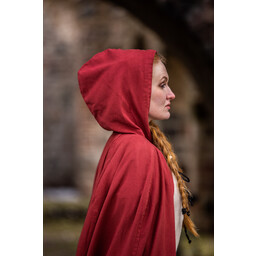 Cotton cloak, red - Celtic Webmerchant