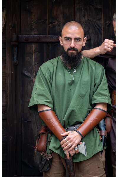 Tunika Uhtred, grün - Celtic Webmerchant