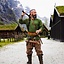 Túnica vikingo Hans, verde - Celtic Webmerchant