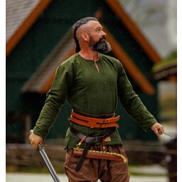 Túnica vikingo Hans, verde - Celtic Webmerchant