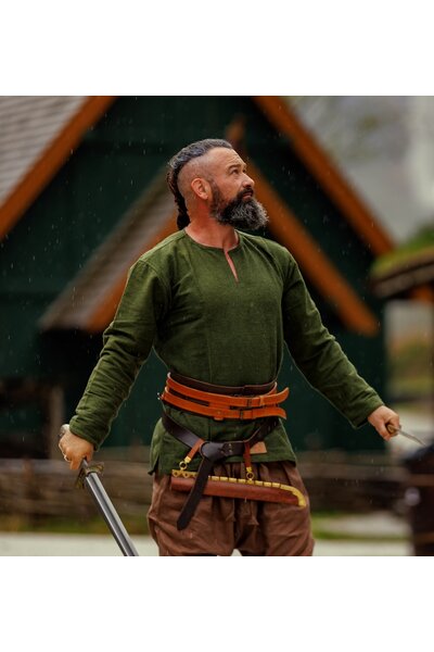 Tunique Viking Hans, verte - Celtic Webmerchant