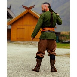 Túnica vikingo Hans, verde - Celtic Webmerchant