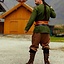 Tunique Viking Hans, verte - Celtic Webmerchant