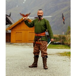 Túnica vikingo Hans, verde - Celtic Webmerchant