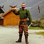 Tunica Vichinga Hans, verde - Celtic Webmerchant