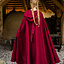Medieval kappe med hætte, rød - Celtic Webmerchant