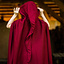 Mantello medievale con cappuccio, rosso - Celtic Webmerchant