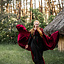 Medieval cloak with hood, red - Celtic Webmerchant