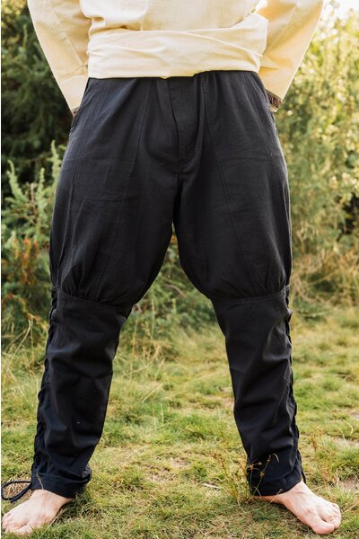 Pantaloni vichinghi Dublino, neri - Celtic Webmerchant