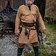 Leonardo Carbone Historical tunic with authentic lining, honey brown - Celtic Webmerchant