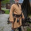 Historical tunic with authentic lining, honey brown - Celtic Webmerchant