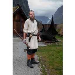 Historical tunic with authentic lining, cream - Celtic Webmerchant