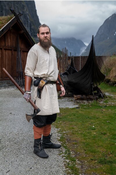 Tunika med äkta foder, grädde - Celtic Webmerchant