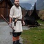 Historyczna tunika z autentyczną podszewką, kremem - Celtic Webmerchant