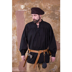 Chemise Renaissance Störtebecker, noir - Celtic Webmerchant