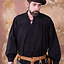 Camisa renacentista Störtebecker, negro - Celtic Webmerchant