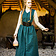 Leonardo Carbone Sukienka Alice, zielony - Celtic Webmerchant
