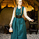 Leonardo Carbone Vestido Alice, verde - Celtic Webmerchant