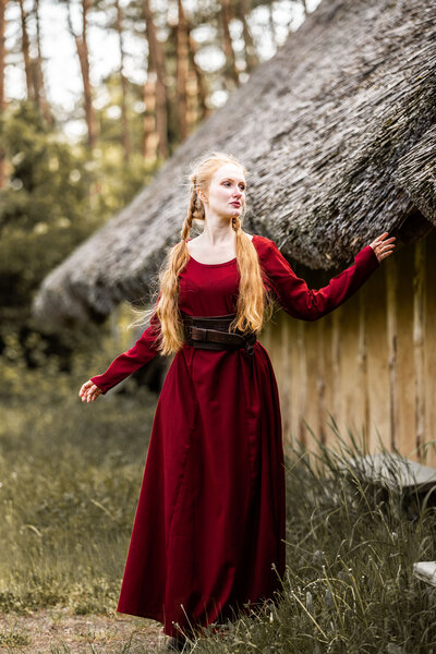 Kjole Mary, rød - Celtic Webmerchant